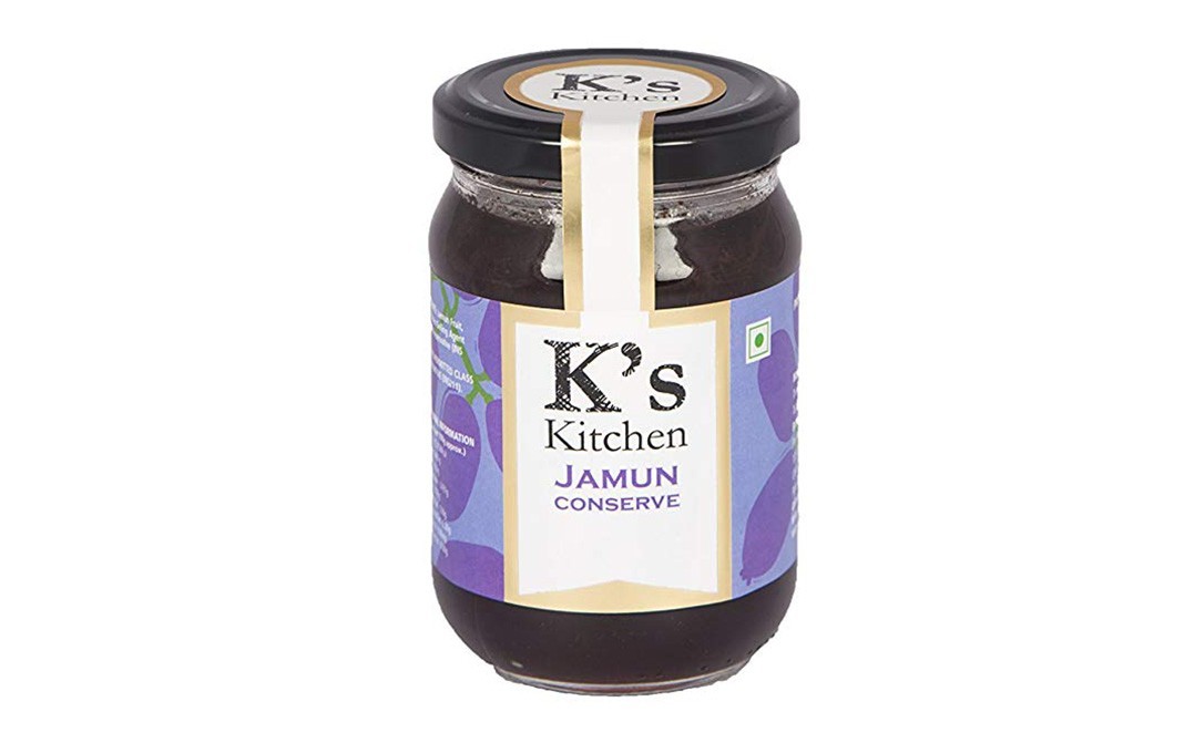 K's Kitchen Jamun Conserve    Glass Jar  330 grams